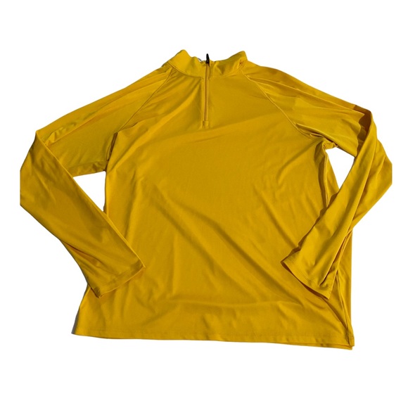 ALO Yoga Other - Alo Quarter Zip Long Sleeve Yellow Pullover 2XL